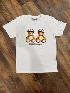 First King Clothing 2 Bears Burgundy T- Shirt