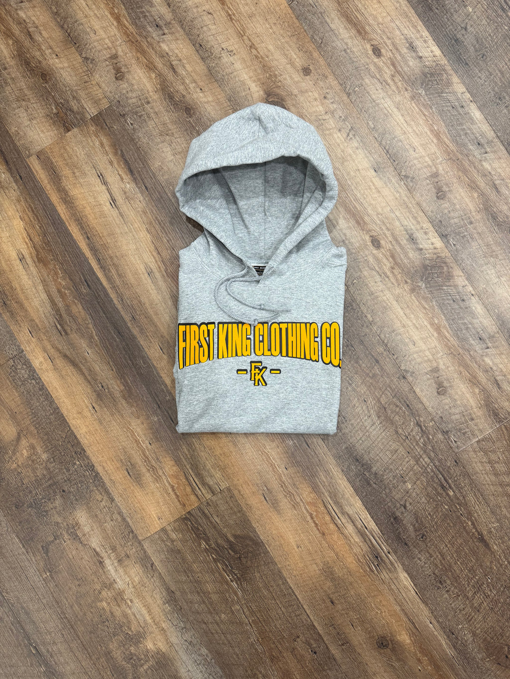 Grey First King Clothing Hoodie