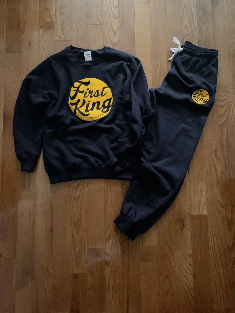 Navy Blue First King Jogging Suit