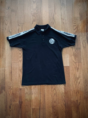First King Black And White Golf Shirt