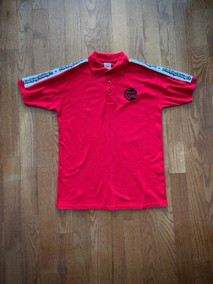 First King Red And White Golf Shirt