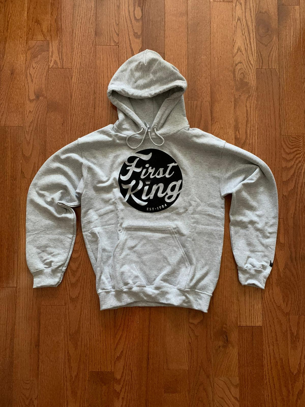 First King Grey And Black Hoodie