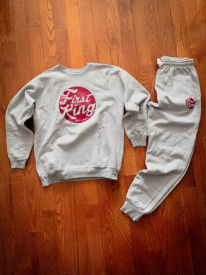 Sport Grey First King Jogging Suit