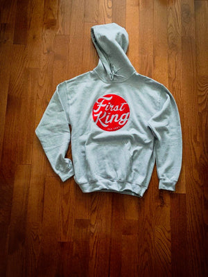 Sport Grey First King Hoodie