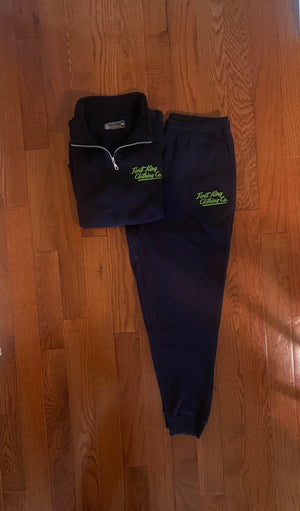 First King Quarter Zip Navy Blue Tracksuit