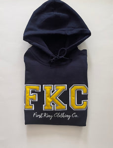 First King Navy And Gold Hoodie