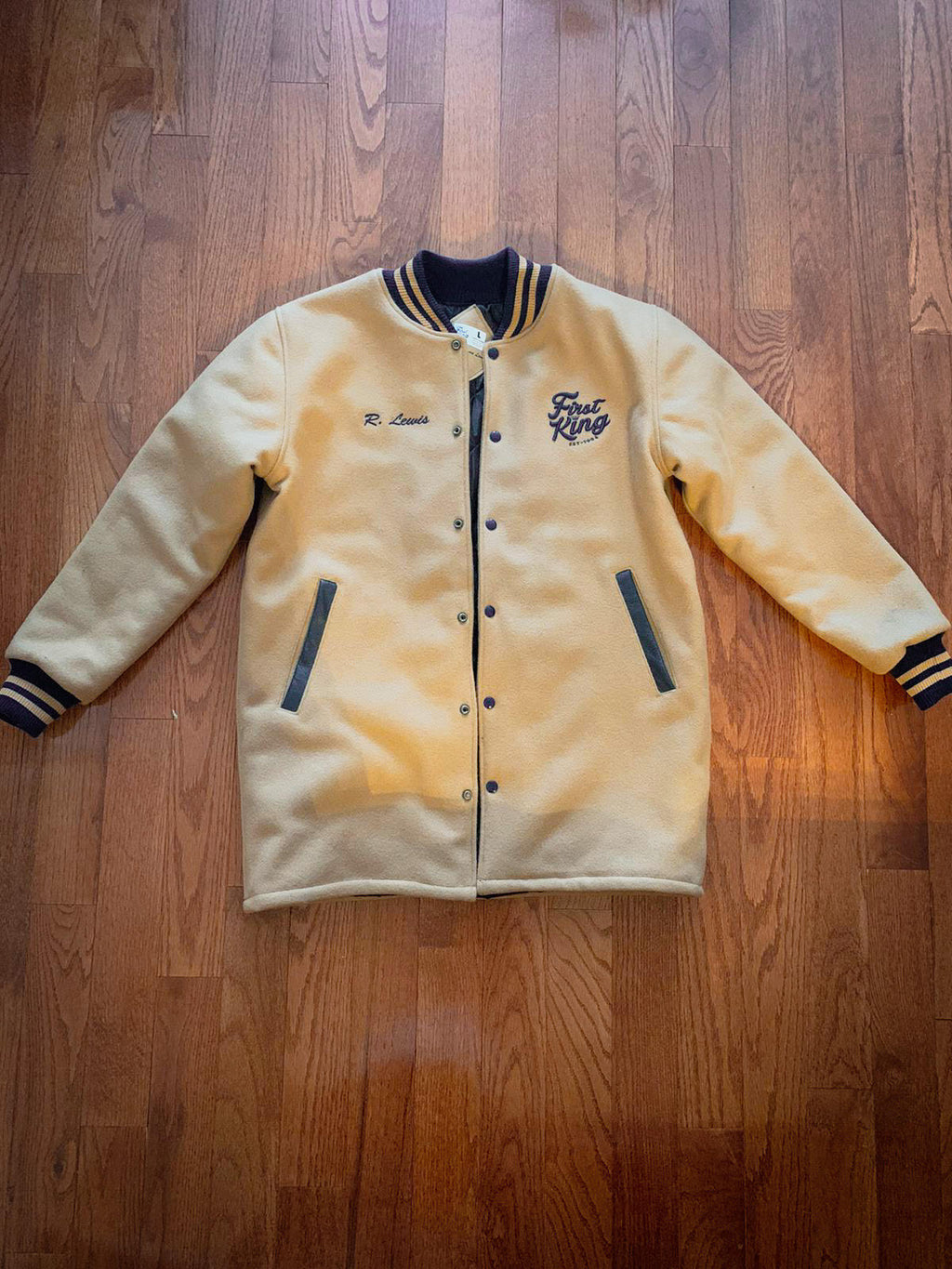 First King Clothing Co. Varsity Trench Coat